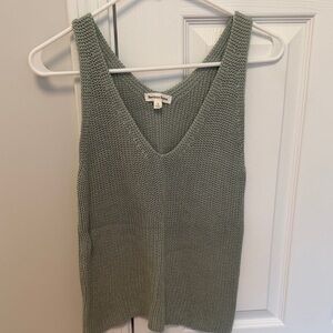 Newbury Kustom Sage Green Knit Tank Top- SIZE SMALL!